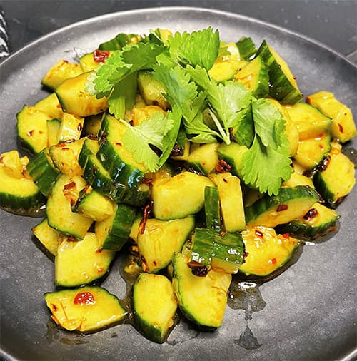 chilli cucumber salad